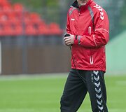 Lietuvos futbolo rinktinės treniruotė