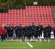 Lietuvos futbolo rinktinės treniruotė