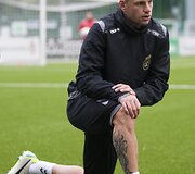 Lietuvos futbolo rinktinės treniruotė