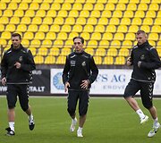 Lietuvos futbolo rinktinės treniruotė