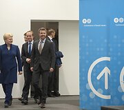 Lietuvos prezidentė Dalia Grybauskaitė ir Danijos princas Frederikas