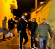 Protestuotojai Italijoje