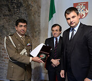 Filippo Camporesi akreditacijos ceremonija
