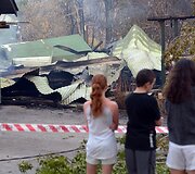 Australijoje sudegęs namas