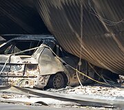 Australijoje sudegęs namas ir automobilis