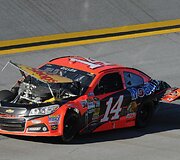 &bdquo;Nascar&ldquo; lenktyninko Austino Dillono automobilis po avarijos