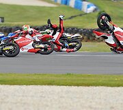 Miguelio Oliveira avarija &bdquo;Moto3&ldquo; lenktynėse