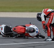 Miguelio Oliveira po avarijos &bdquo;Moto3&ldquo; lenktynėse