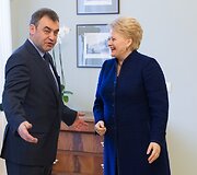 Egidijus Kūris ir Dalia Grybauskaitė