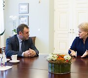 Egidijus Kūris ir Dalia Grybauskaitė