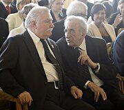Lechas Walesa ir Tadeuszas Mazowieckis