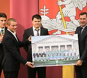 Vilniaus &bdquo;Žalgirio&ldquo; futbolo komandos pagerbimas