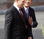Rusijos prezidentas Vladimiras Putinas ir Vietnamo prezidentas Truongas Tan Sangas