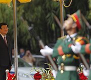 Rusijos prezidentas Vladimiras Putinas ir Vietnamo prezidentas Truongas Tan Sangas