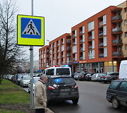 Fabijoni&scaron;kių gatvės pėsčiųjų perėjoje buvo partrenktas mažametis.