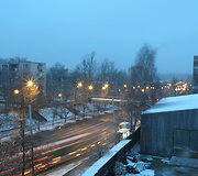 Sniegas Žemaitės gatvėje, Vilnius