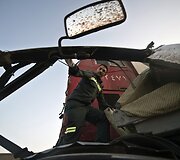 Traukinio ir autobuso avarijos padariniai Egipte