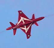 Britanijos karali&scaron;kųjų oro pajėgų akrobatų pasirodymas