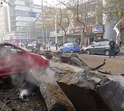 Sprogusio naftotiekio padariniai Čingdao mieste