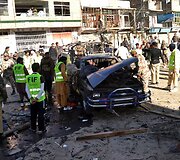 Bombos sprogimo padariniai Kvetos mieste