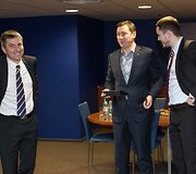 Spaudos konferencija dėl 2014-ųjų pasaulio ledo ritulio čempionato Lietuvoje