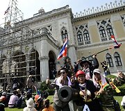 Protestuotojai Bankoke 