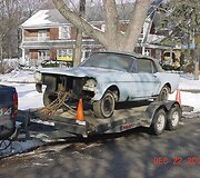 1964-ųjų &bdquo;Ford Mustang&ldquo; prie&scaron; renovaciją