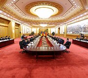 Ukrainos prezidento Viktoro Janukovyčiaus ir Kinijos prezidento Xi Jinpingo susitikimas