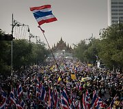 Protestuotojai Bankoke