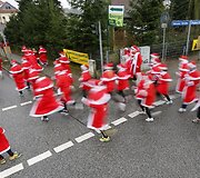 Kalėdų senelių bėgimas Vokietijoje