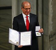 Cheminio ginklo uždraudimo organizacijos generalinis direktorius Ahmetas Uzumcu