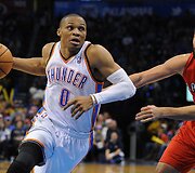 Russellas Westbrookas ir Greivis Vasquezas