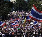 Protestuotojai Bankoke