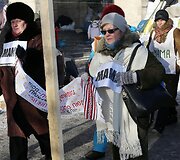 Protestuotojai Kijeve