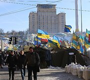 Protestuotojai Kijeve