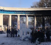 Protestuotojai Kijeve