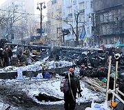 Protestuotojai Kijeve
