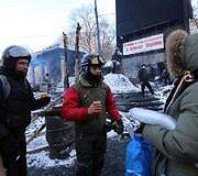 Protestuotojai Kijeve