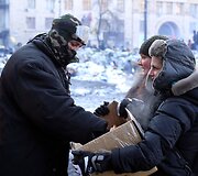 Protestuotojai Kijeve