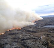 Gaisras Norvegijoje 
