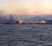 Gaisras Norvegijoje 