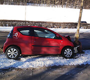 &bdquo;Citroen&ldquo; avarija Geležinio Vilko gatvėje, Vilniuje