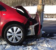 &bdquo;Citroen&ldquo; avarija Geležinio Vilko gatvėje, Vilniuje