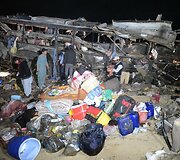 Pakistane susprogdintas &scaron;iitų maldininkų autobusas
