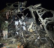 Pakistane susprogdintas &scaron;iitų maldininkų autobusas
