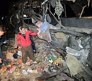 Pakistane susprogdintas &scaron;iitų maldininkų autobusas