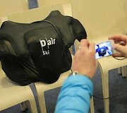 Slidininkų saugos oro pagalvė