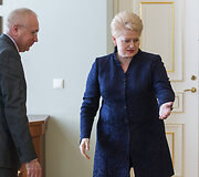 Valerijus Žovtenko ir Dalia Grybauskaitė 