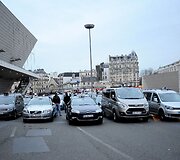 Taksi streikas Paryžiuje