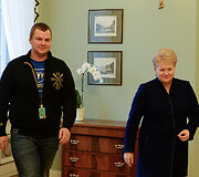 Dmitrijus Bulatovas ir Dalia Grybauskaitė